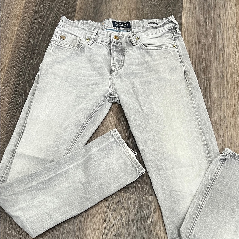 (19) Scotch & Soda Gray Denim Jeans